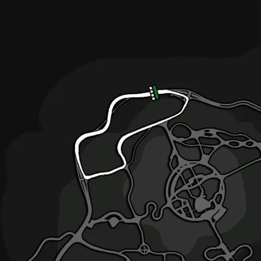Bản đồ đường đua Circuit Highlands