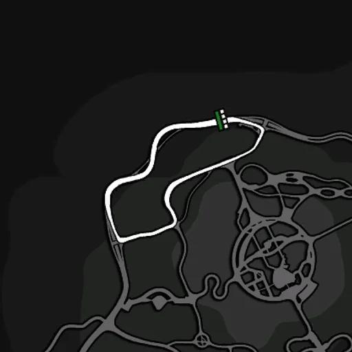 Bản đồ đường đua Circuit Ironwood Estates