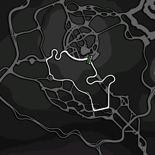 Bản đồ đường đua Circuit Campus Way